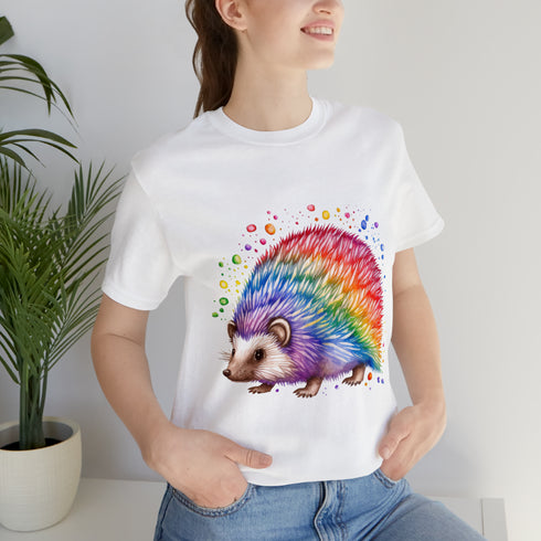 Rainbow Hedgehog - Short Sleeve Tee